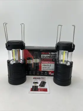 GL-LMBS-2P-1 GEARLIGHT Sunlit Led Camping Lantern Magnetic