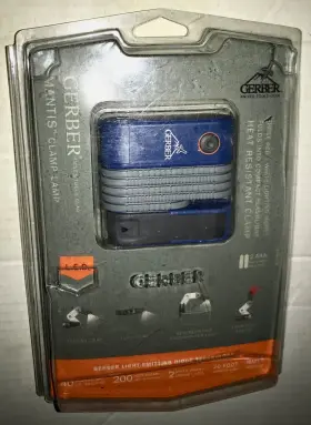 013658800564 GERBER Mantis Clamp Lamp Lighting
