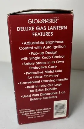 GML-929 GLOWMASTER Deluxe Butane Gas Lantern Box #2