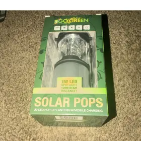 GG-113-SLSPOP GOGREEN Solar Rechargeable Led Lantern Usb