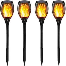 4336508583 GOLD ARMOUR Solar Flickering Flames Torch Light