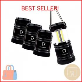 810018181826 GOLD ARMOUR Camping Lantern Battery Led Survival