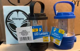 Greenbrier International Inc. 387844 2- Affordable Portable Emergency 12 Led Lantern Batteries Includes