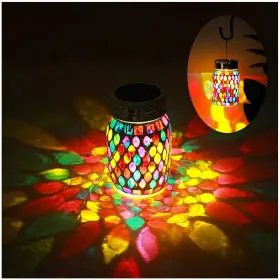 783971921986 GUANFU Mosaic Lights Lanterns Rechargeable Solar