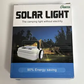 YH-100 GUNTER Solar Light Camping Electricity Energy