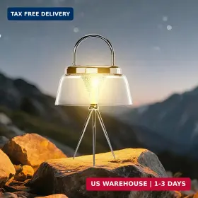 732133359372 GYRADI Solar Camping Lantern Dimmable Cob Led