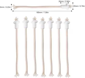 313046296291 HAKEETA Oil Lamps Ceramic Holder Kerosene Wick #3