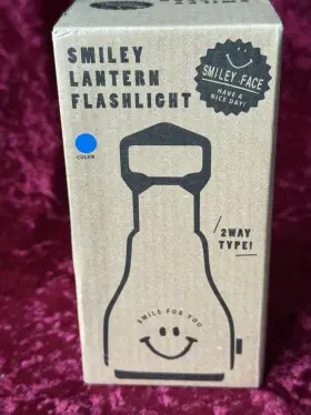 19L-00755 HARVEY BALL Smiley Rim Lantern Flashlight