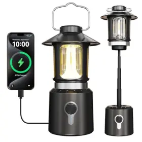 AU-L22 HEANOLIER Telescopic Camping Lights Rechargeable Led