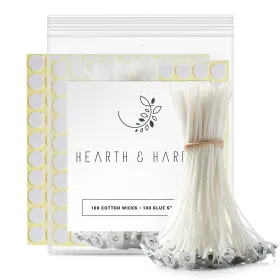 HHDTICM52 HEARTH HARBOR Candle Adhesive Wick Sti