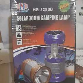 HS-8298B HI SHEEN Solar Usb Led Camping Lantern Cordless