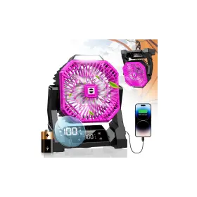 345750095793 HIKETRAX Camping Fan Led Lantern Rechargeable
