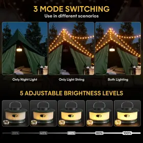 JSK-L20-WW-2 HOKONE Camping Lights Rechargeable Lighti #2