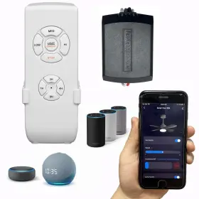 JF018-WIFI HUMPPTOM Smart Ceiling Fan Remote Control Alexa