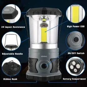 19WX5503 INNOFOX Led Camping Lantern Battery Cob Light #3