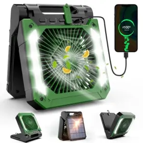 792105976402 INNOPOWER Solar Power Camping Fan Led Lantern