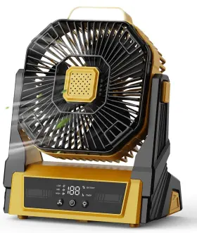 KW-MF11E INSTERN Camping Fan Led Lantern Rechargeable Battery