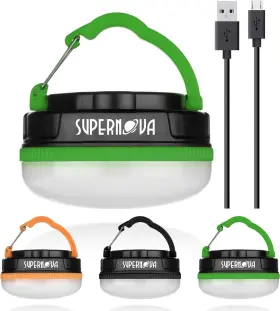Intervine Halo-180-fg Ultra Bright Led Lantern - Rechargeable And Portable Camping Light Magnetic H