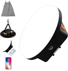 30WPRO IODOO Ourdoor Camping Lantern Lamp Usb Telescopic Led