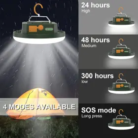 666186206584 IODOO Rechargeable Tent Light Camping Pla #2