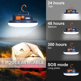 671891264347 IODOO Rechargeable Tent Light Camping Lon #2