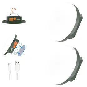 Iodoo-cpl IODOO Rechargeable Tent Light Camping Lon