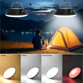 L51-PT IODOO Rechargeable Solar Camping Light Led Camp #2
