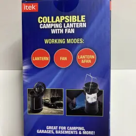 CLF121928 ITEK Camping Lantern Fan #3