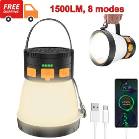 08-919 ITONCS Solar Camping Lantern Rechargeable Waterproof