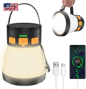 445008623685 ITONCS Led Camping Lantern Rechargeable Solar
