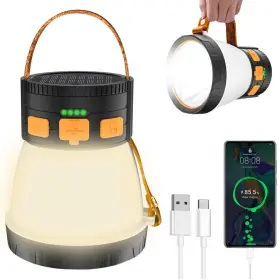 YF010-7 ITONCS Led Camping Lantern Spotlight Flashlight Solar