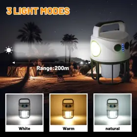 446174272050 JAMISAY Camping Lantern Flashlight Rechargeable #3