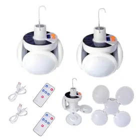 US-4-LOW-2SET JEARYTOP Pack Folding Solar Camping Lantern