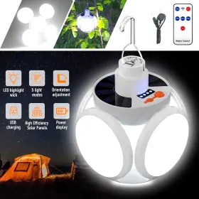 4GEAR JKU Lampara Linterna Usb Recargable Led Portatil Solar #2