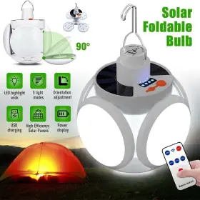 4GEAR JKU Lampara Linterna Usb Recargable Led Portatil Solar #3