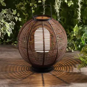 JYL6505A JONATHAN Y Jigu Globe Asian Led Lantern Coffee
