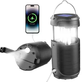 LYD-02 JUVIHUXY Solar Camping Lantern Rechargeable Led Lights