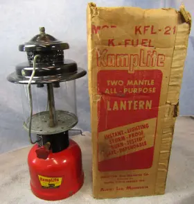 KFL-21 KAMPLITE Fuel Lantern Globe Box