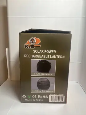 70189 KENTUCKY TACTICAL SUPPLY Kts Solar Rechargeable Camping #2