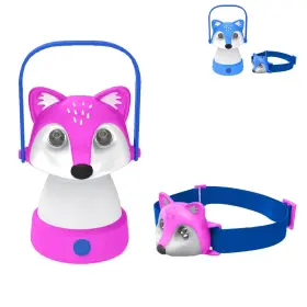 850047803238 KIDZADVENTURE Kids Camping Fox Led Lantern