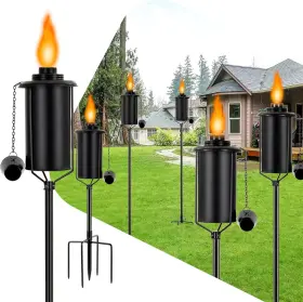 16OZ6P KINTKITA Garden Torches Outside Pack