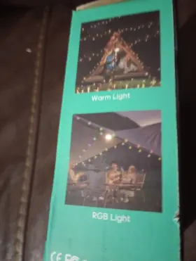 KXK-828 Multi-function Camping Lamp Rgb Light String 29.5FT #2