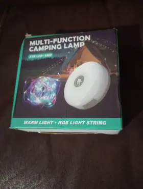 KXK-828 Multi-function Camping Lamp Rgb Light String 29.5FT