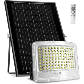 607604495661 LAMPTEC Solar Flood Outside Street Light Dusk