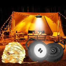 LY-M07 LEEHUINII Camping Lights Reel Stowable Rechargeable