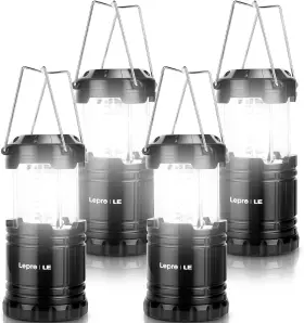 3300007-4 LEPRO Led Camping Lanterns Battery Water