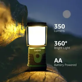 894495034253 LEPRO Led Camping Lantern Mini Light Battery #2