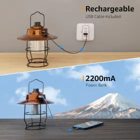 894495040032 LEPRO Led Camping Lantern Rechargeable Power #3