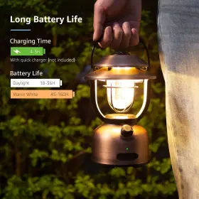 894495040728 LEPRO Classic Led Camping Lantern High #2