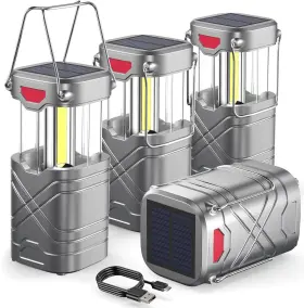 X2500A LETMY Pack Camping Lantern Rechargeable Led Solar